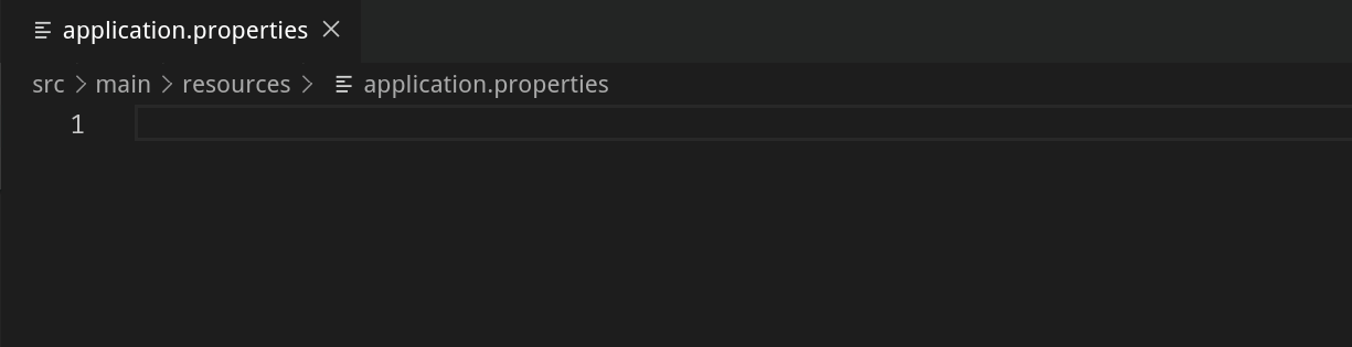 Snippets for application.properties